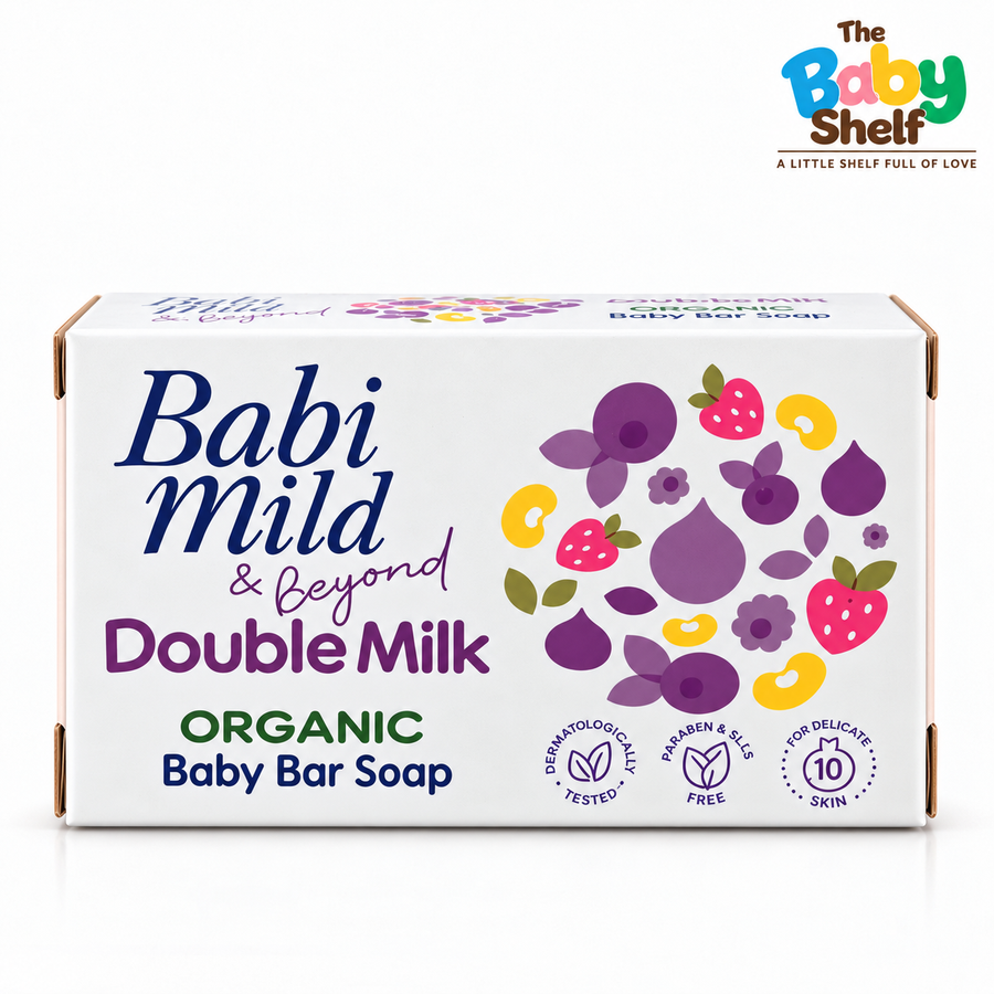 Babi Mild & Beyond Double Milk Organic Baby Bar Soap- 70g