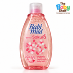 Babi Mild White Sakura Organic Head & Body Baby Bath-180ml