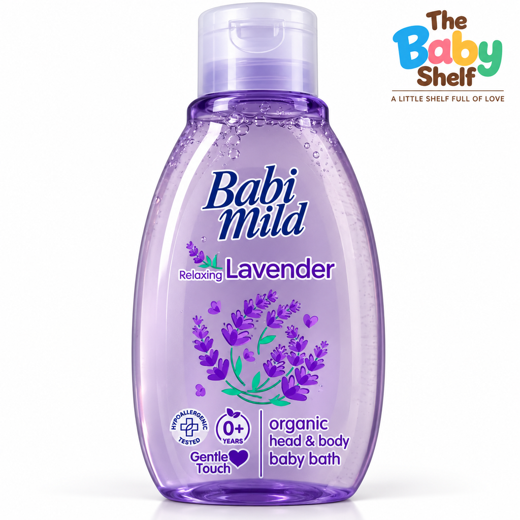 Babi Mild Relaxing Lavender Organic Head & Body Baby Bath – 180ml