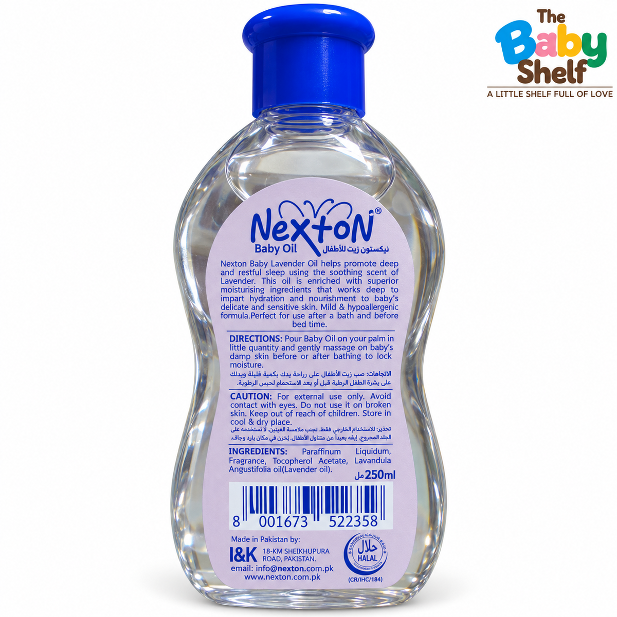 Nexton Sleep Time Lavender Baby Oil-250ml