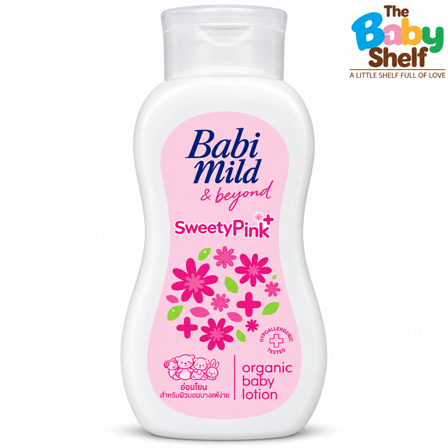 Babi Mild & Beyond Sweety Pink Organic Baby Lotion 180ml