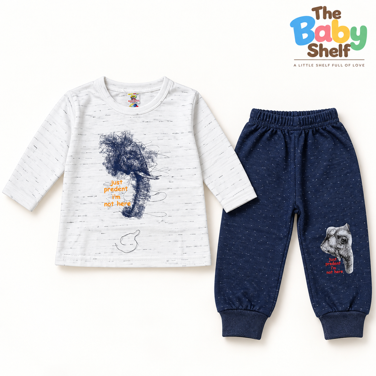 Elephant Print 2-Piece Set