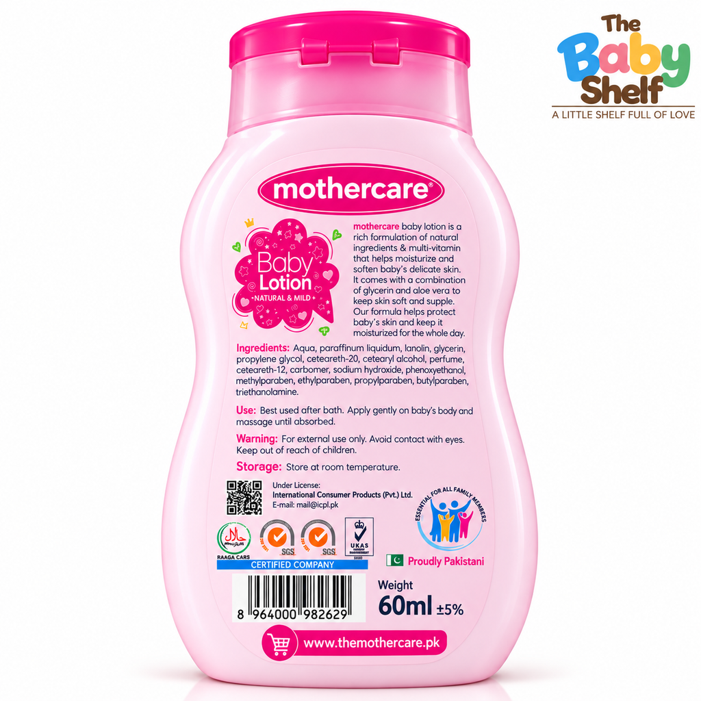 Mothercare Baby Lotion Natural & Mild-60ml