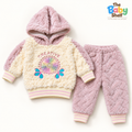 Creative Fluffy Hooded 2-Piece Outfit