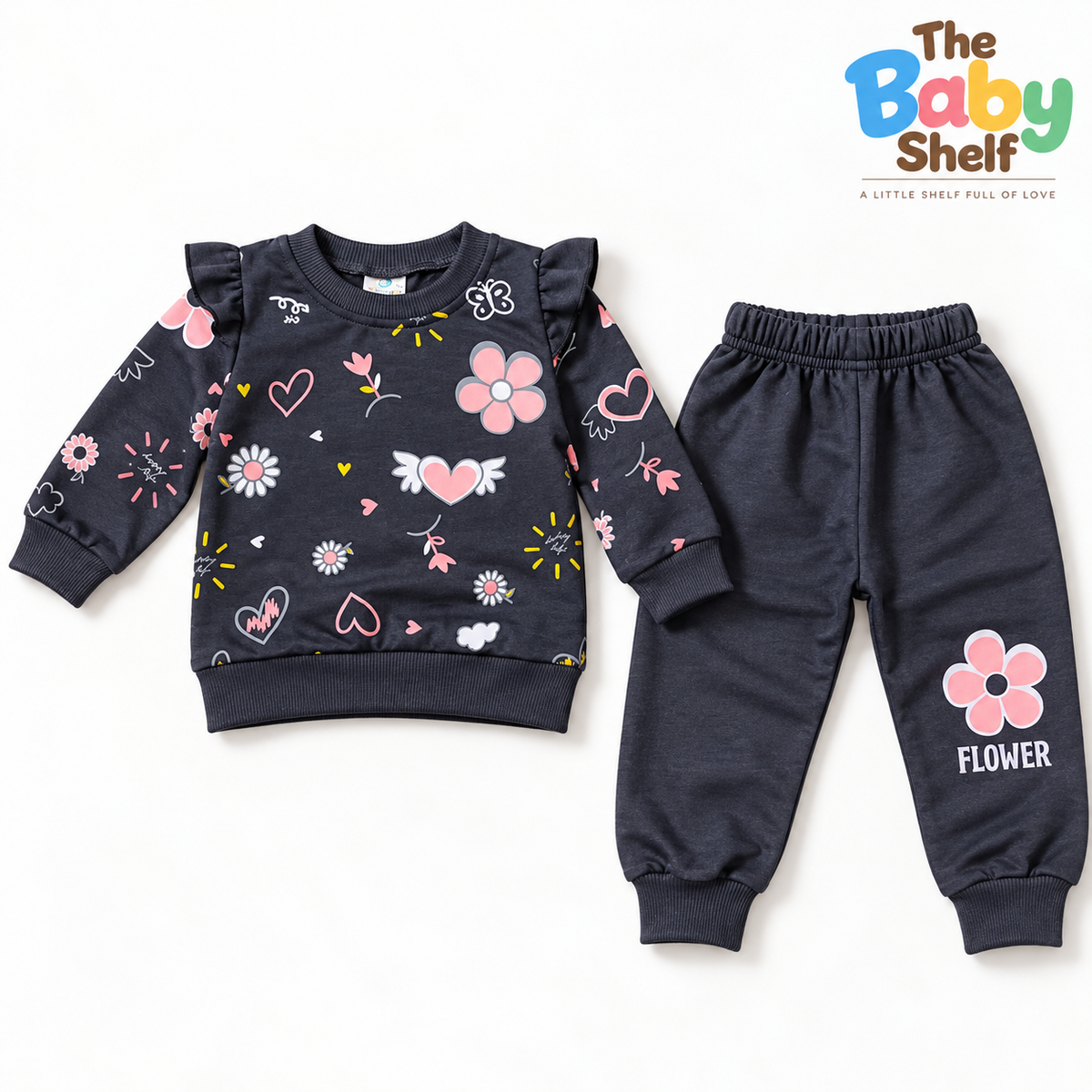 Baby Girls Floral Printed 2-Piece