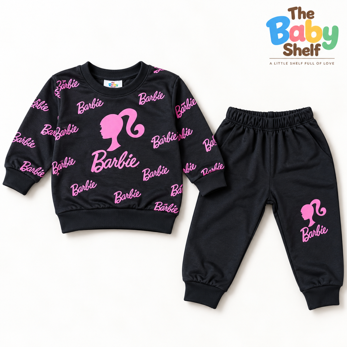 Barbie Print Baby Girls 2-Piece Outfit