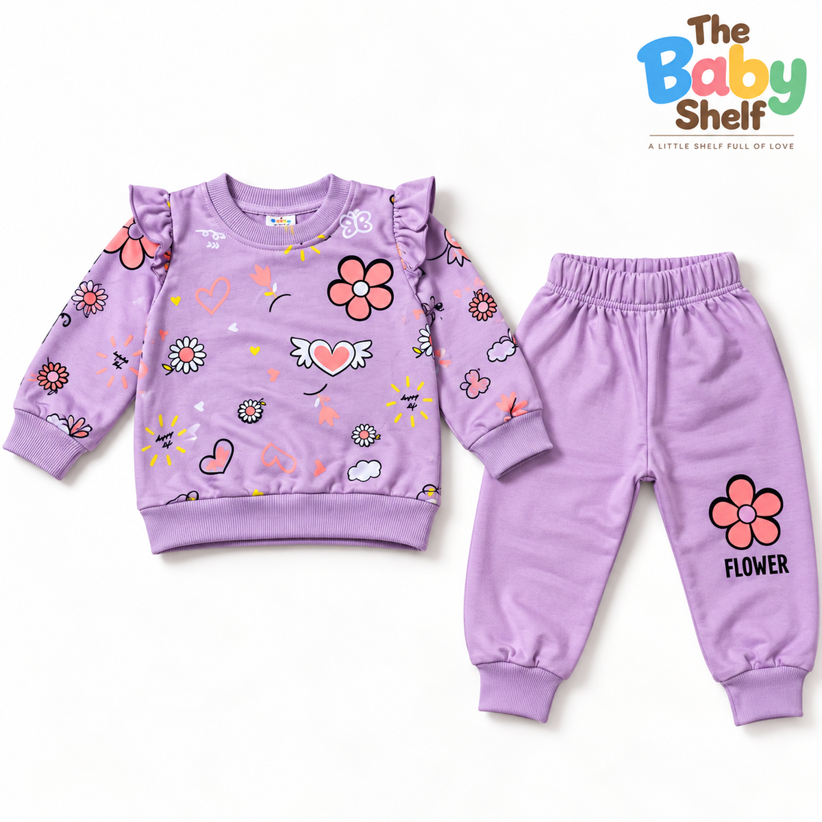 Baby Girls Floral Printed 2-Piece