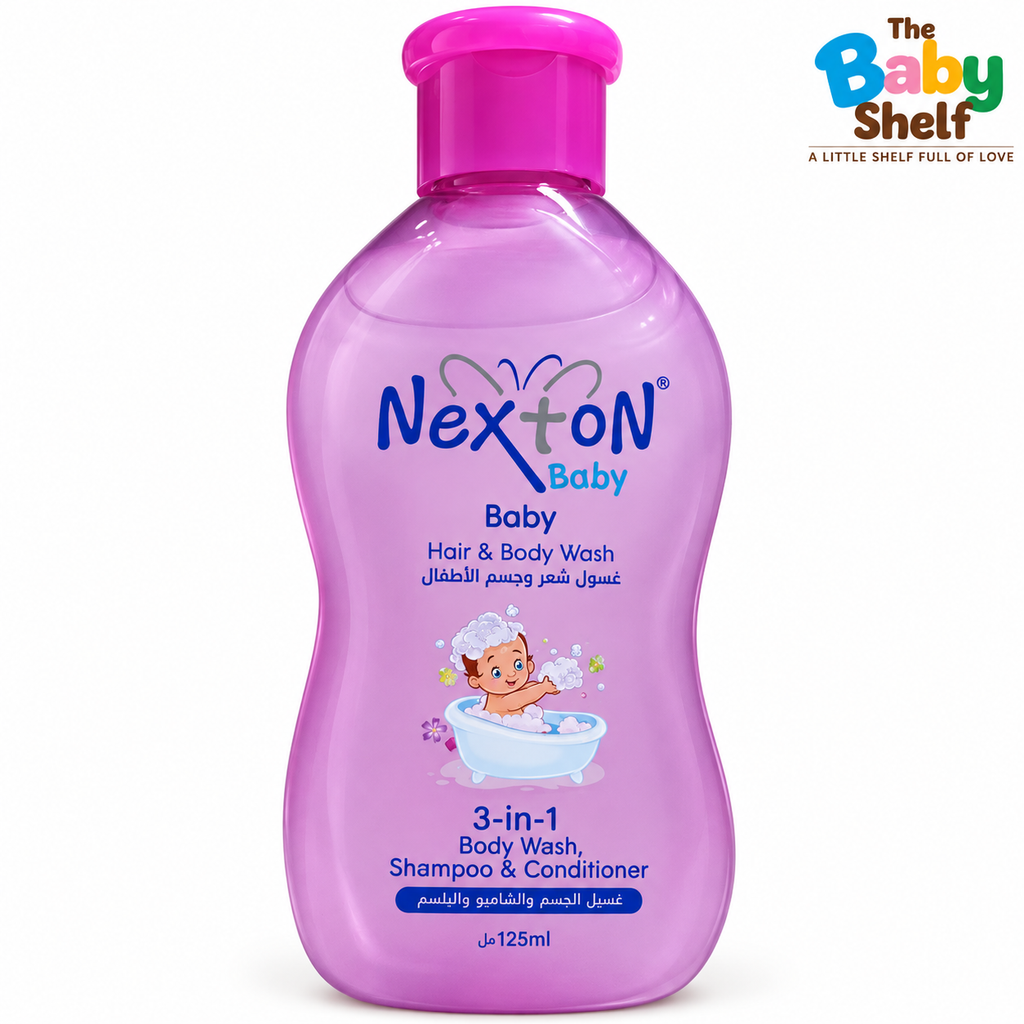 Nexton Baby 3-in-1 Hair & Body Wash-125ml