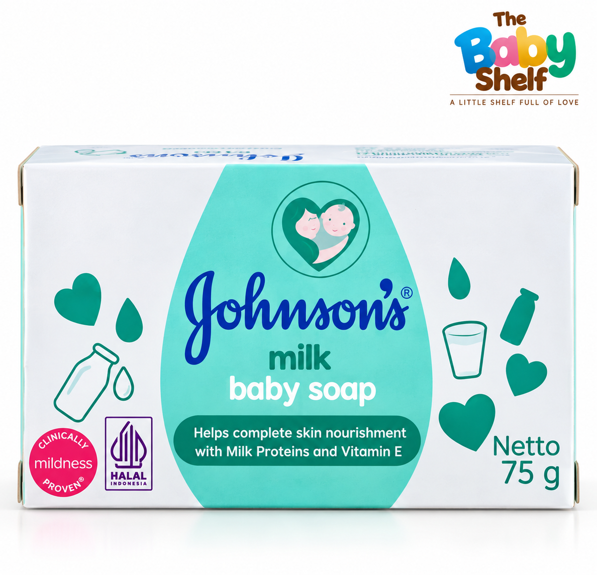 Johnson’s Milk Baby Soap 75g